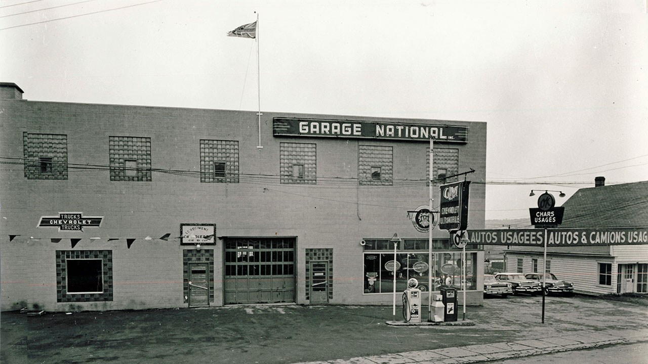Le garage National d'autrefois
