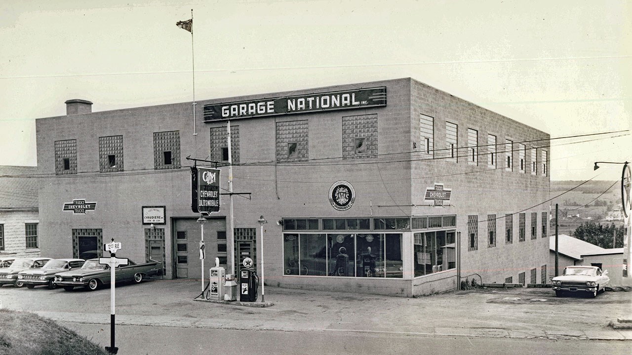 Le garage National d'autrefois
