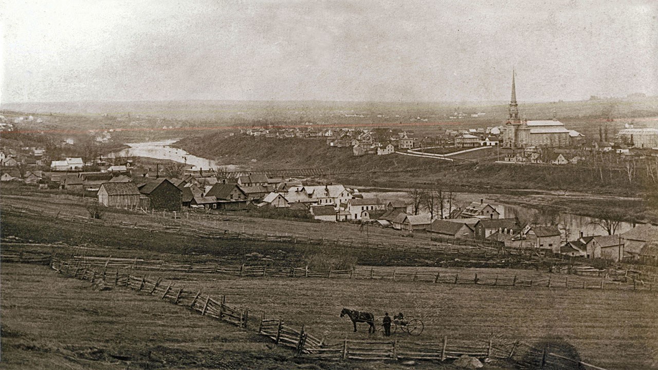 Vues de la ville de Saint-Georges à différentes époques