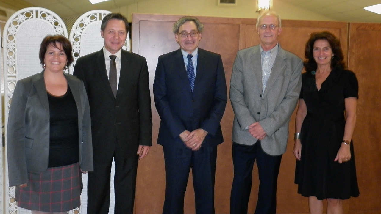M. Michael Sabia de passage dans la région