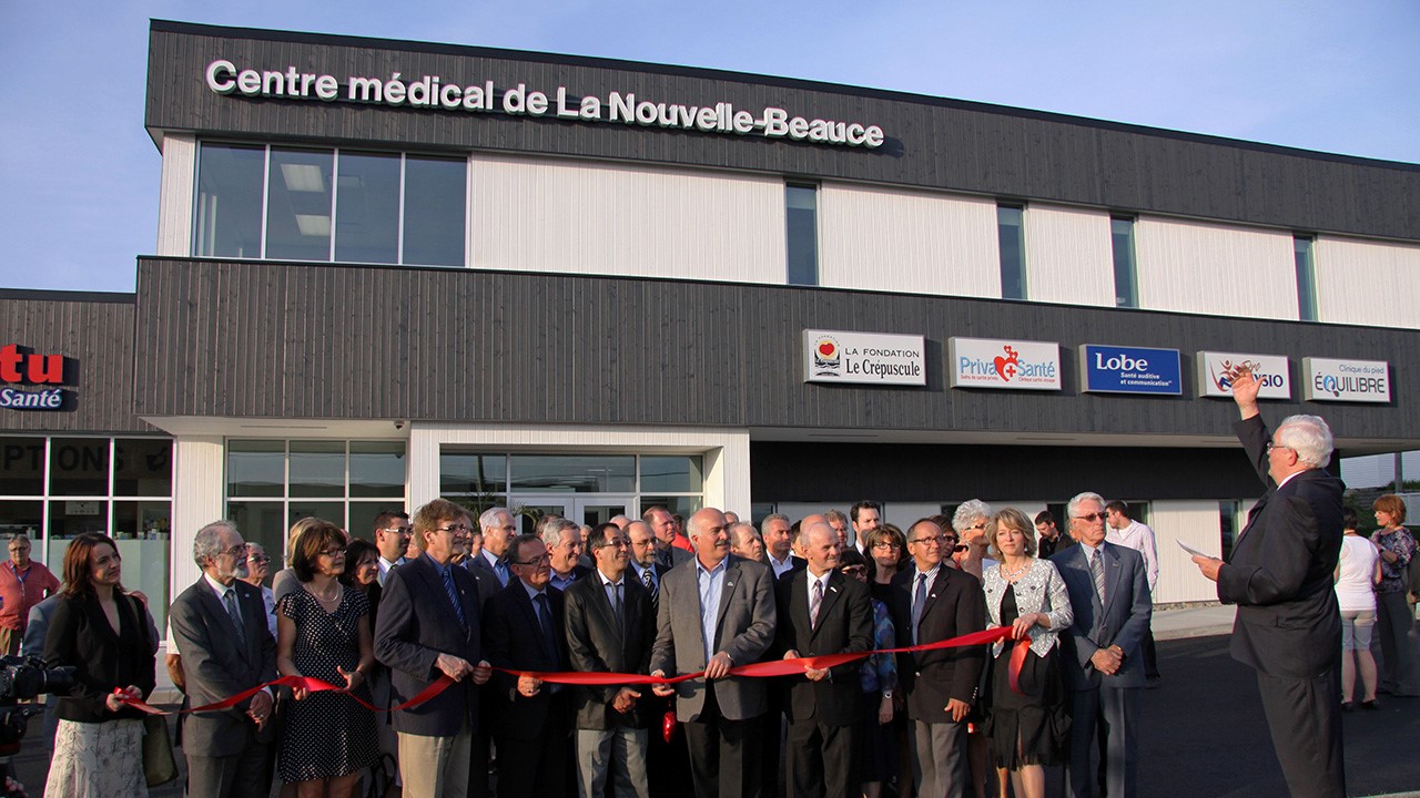 Le Centre médical de La Nouvelle-Beauce a ouvert ses portes en juin dernier.