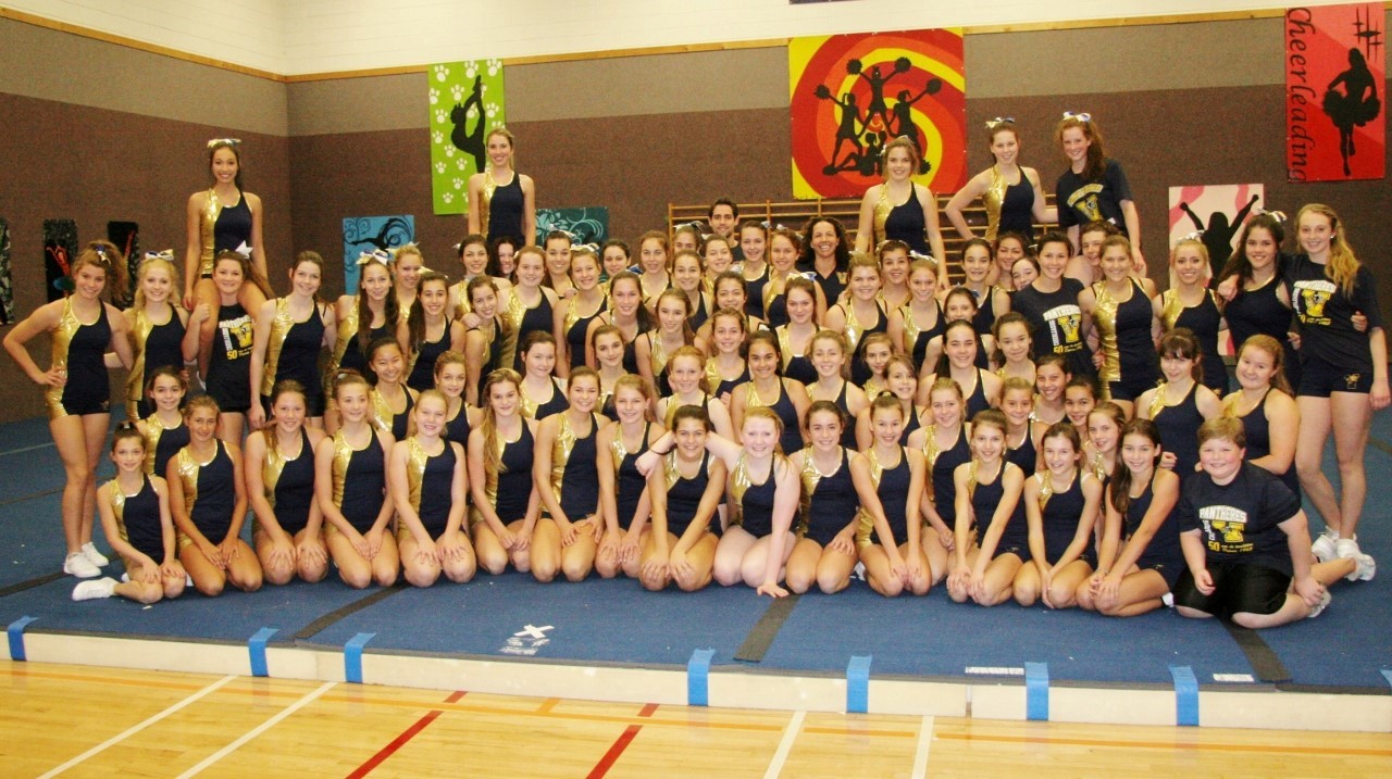L'équipe des cheerleaders