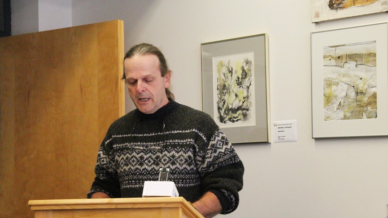 Claude Gagné, président d'Artistes et artisans de Beauce