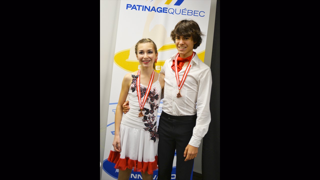 Rachel Fortin et Édouard Tremblay remportent une médaille de bronze