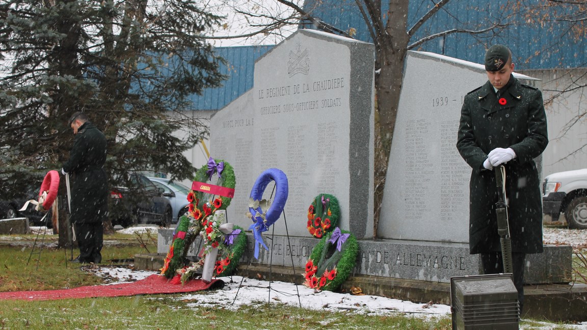 Monument commémoratif du régiment de la Chaudière