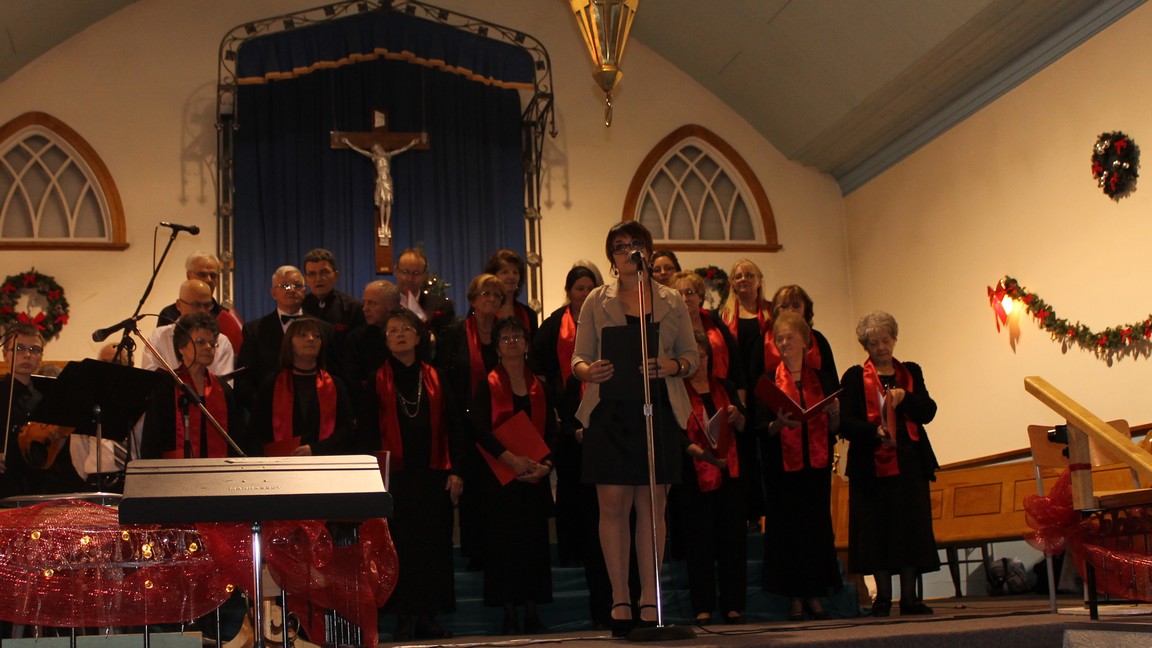 La chorale a interprété de nombreux chants religieux