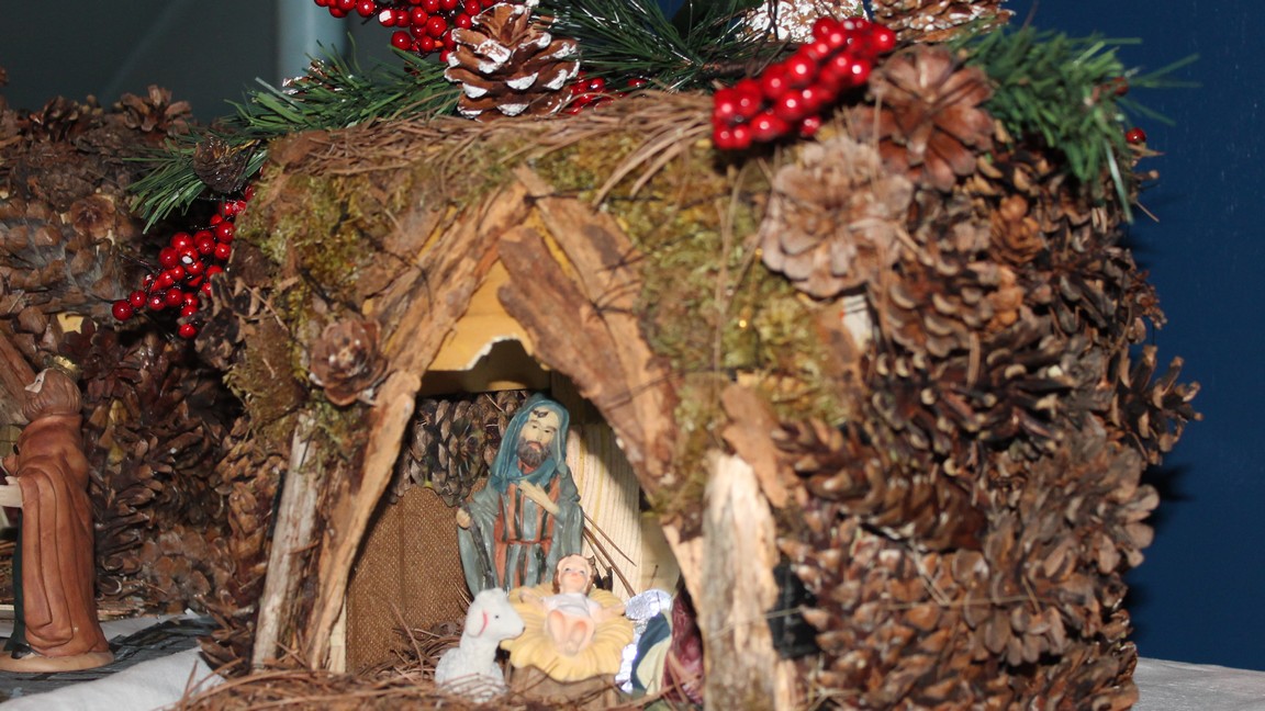 Plusieurs crèches de Noël étaient exposées