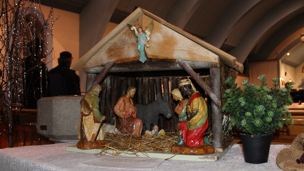 Plusieurs crèches de Noël étaient exposées