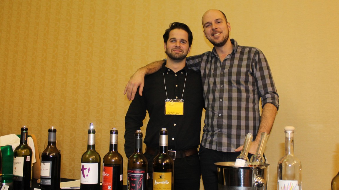 Plusieurs sommeliers étaient sur place