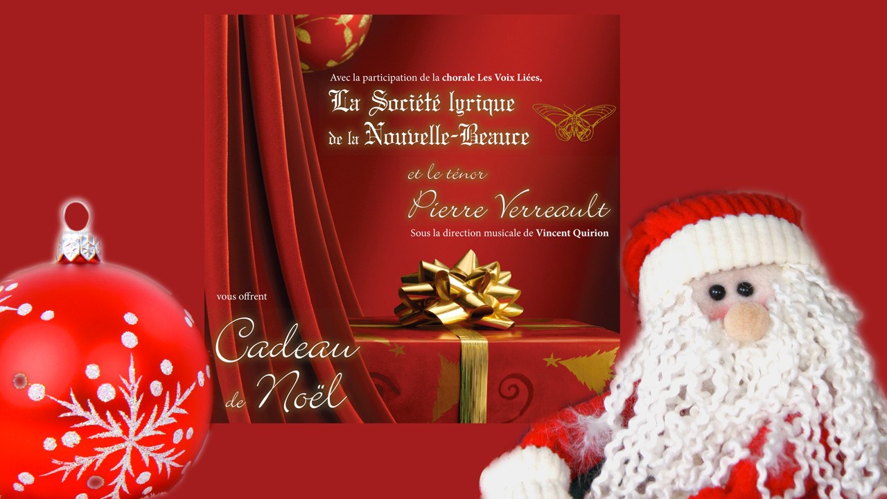 Produit par la Société lyrique de la Beauce, l’album «Cadeau de Noël» sera de nouveau en vente pour le temps des Fêtes.