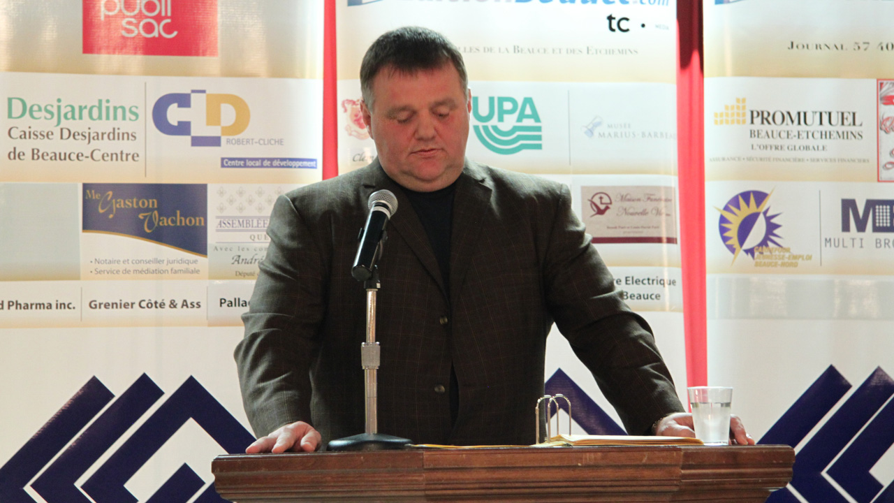 Le conférencier Sylvain Gilbert, président du Groupe GCS Société immobilière