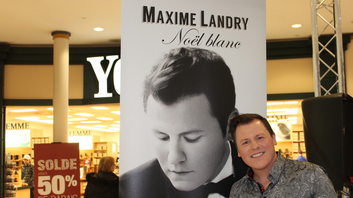 Maxime lance un troisième album: "Noël Blanc"