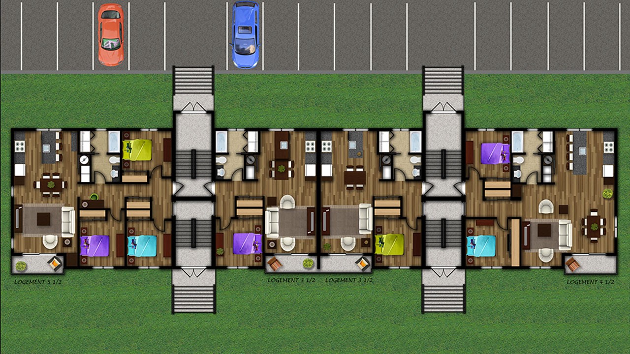 Plan de l'immeuble