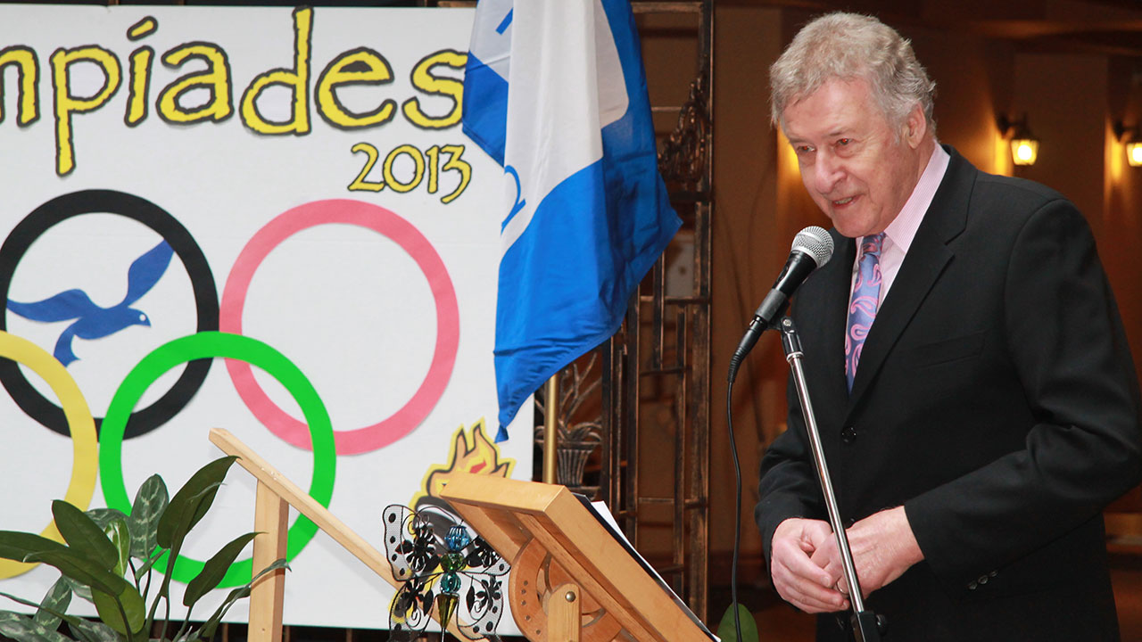 Gilles Bernier était le président d'honneur de l'activité.