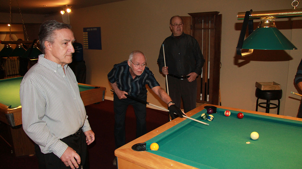 D'autres ont préféré le billard.