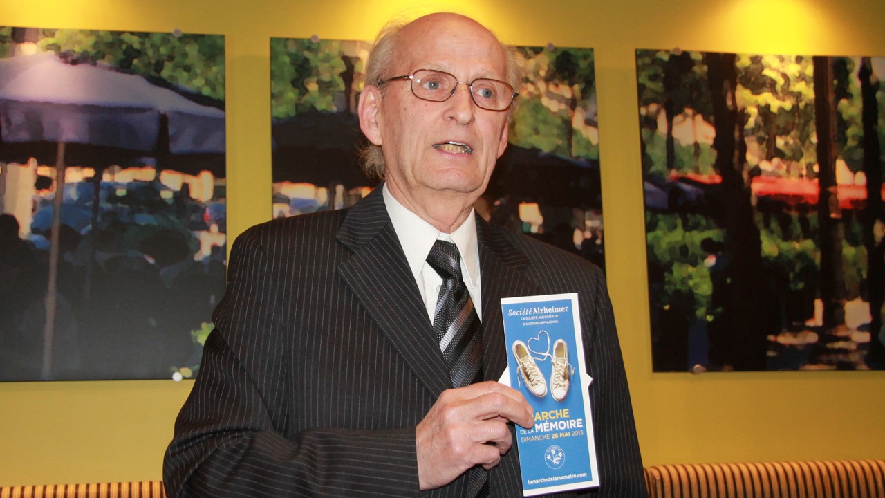 Bernard Poulin, président et responsable de la marche à Saint-Georges.