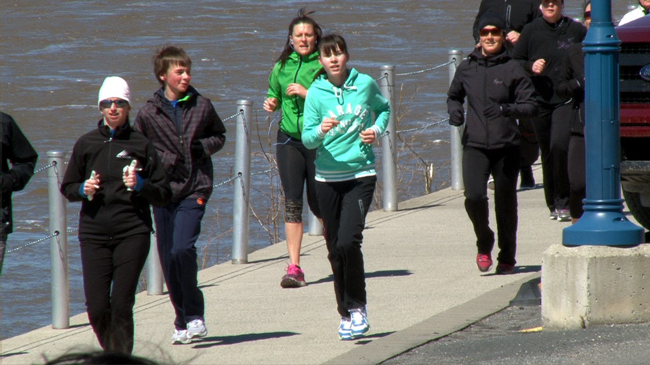 Plus de 150 personnes ont bravé le temps froid pour participer à cette activité