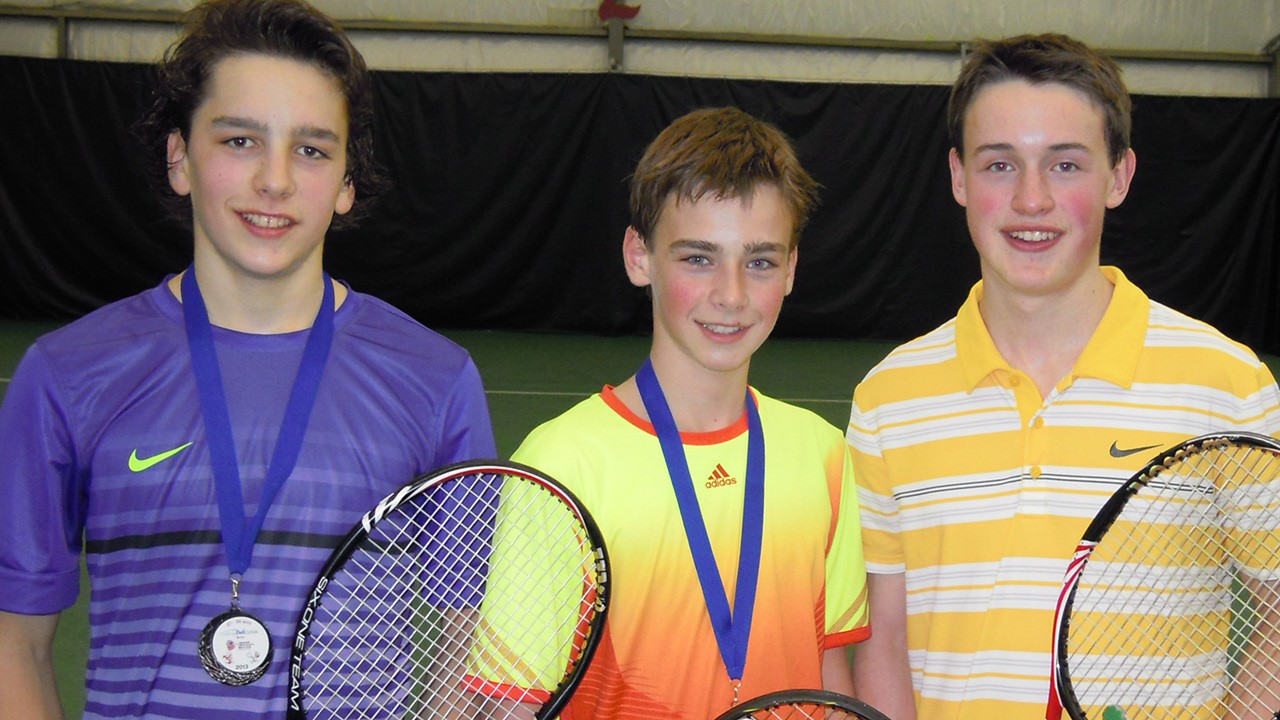 Raphaël Quirion, Pier-Alexandre Poulin et Charles-Éric Veilleux (programme Sport-Études)