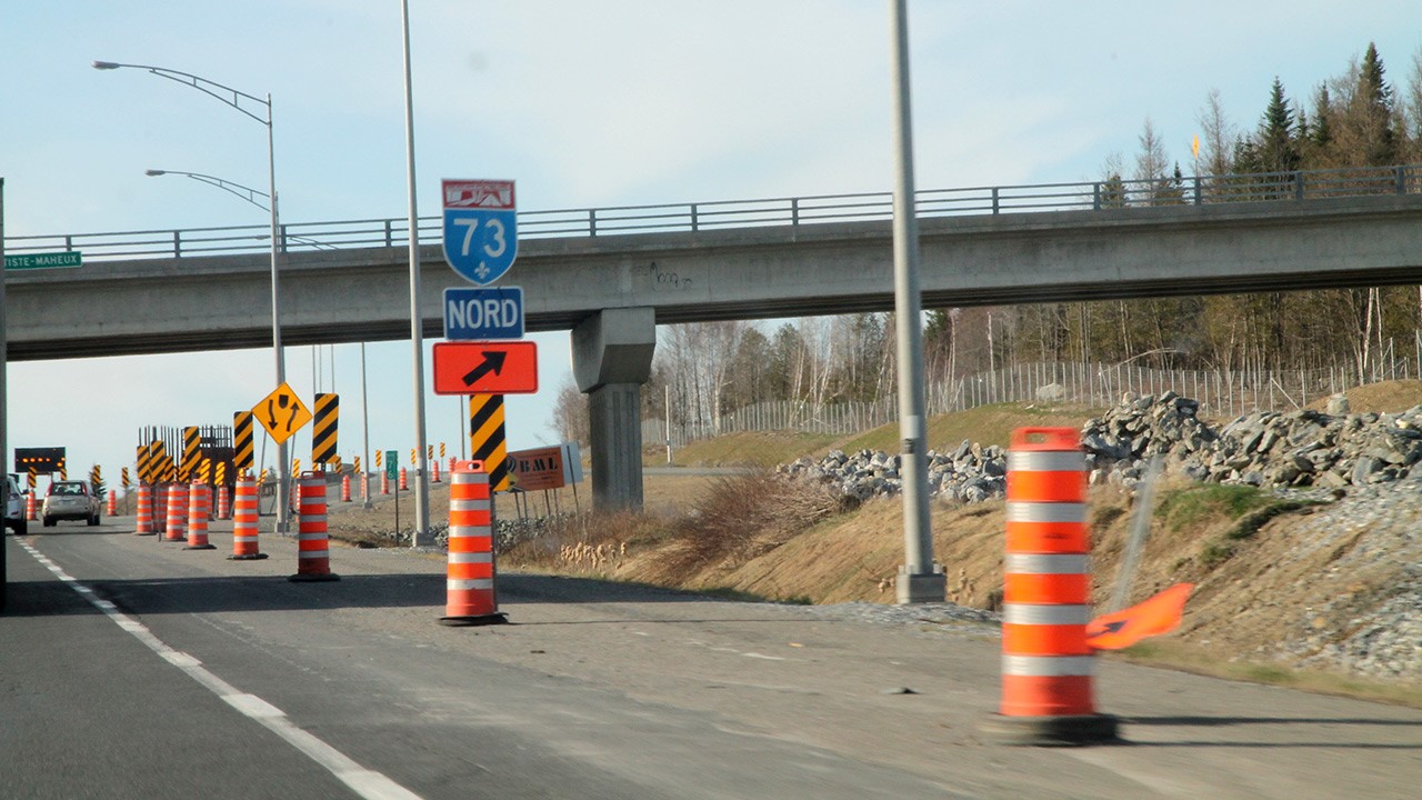 Le chantier de la 73 à Saint-Joseph occasionnera des désagréments.