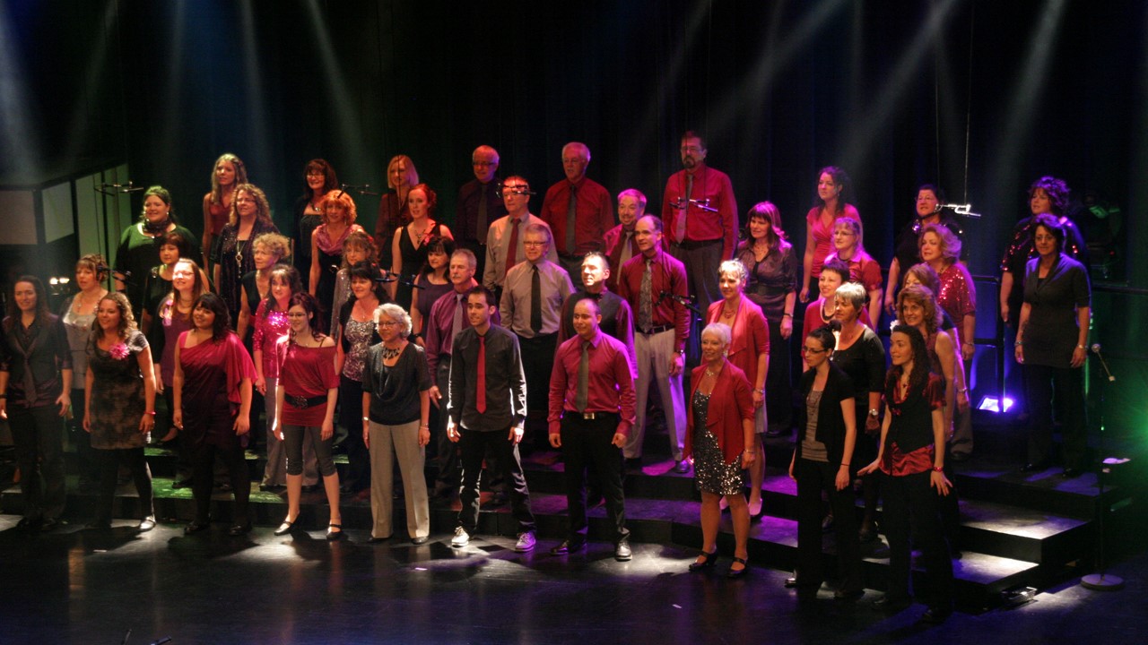 Le choeur a offert un excellent spectacle.