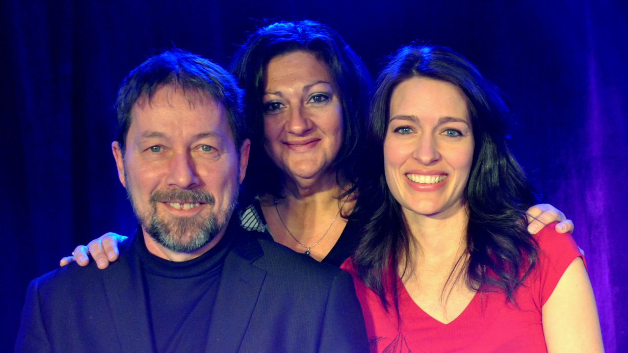 Michel Roy et Marie-Claude Bolduc, avec Hélène Ouellet, directrice artistique