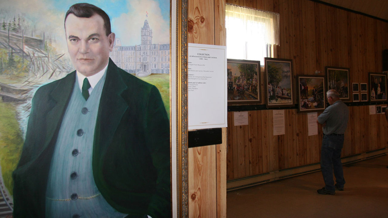 Cette exposition sur Édouard Lacroix avait été présentée l'an dernier à Saint-Côme.