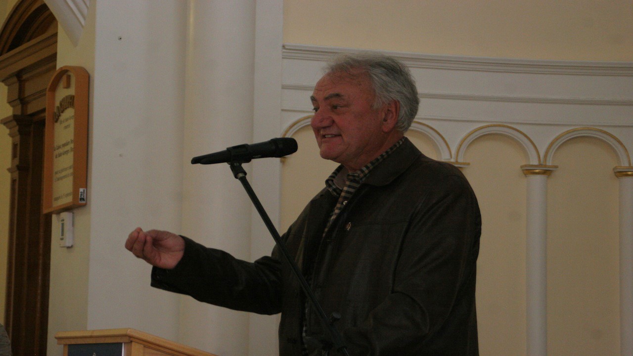 Le maire François Fecteau