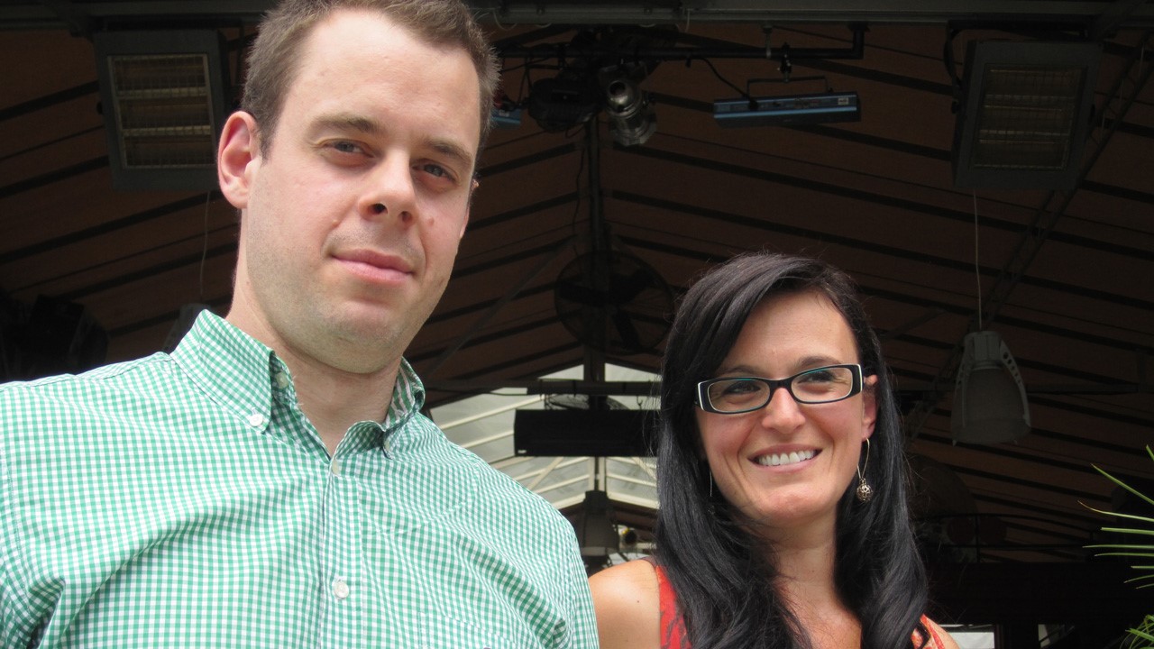 Alexandre Jacob et Isabelle Rancourt, deux des organisateurs de l'activité. 