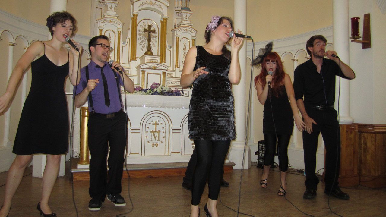 Le groupe Jazz Affair en prestation.