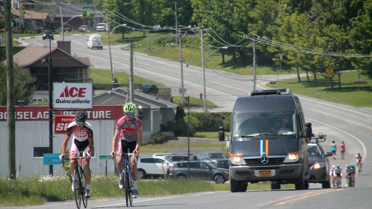 Les cyclistes sont revenus à Saint-Georges par leurs propres moyens.