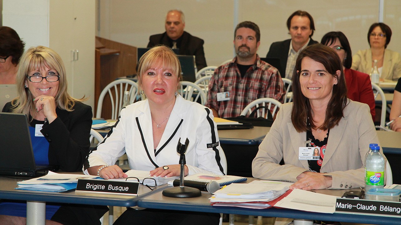 Brigitte Busque et Marie-Claude Bélanger.