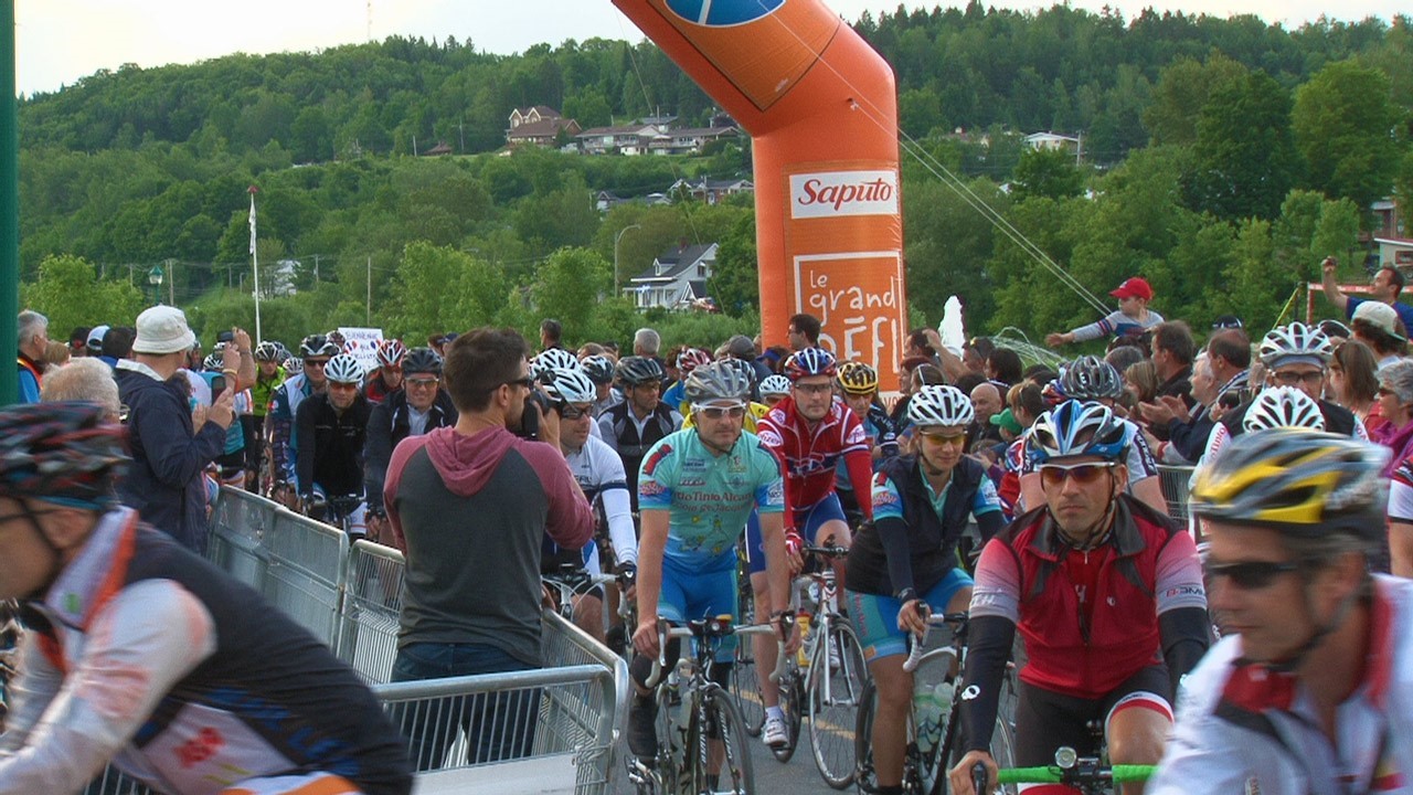 Ils ont été nombreux à accueillir les participants du Grand défi Pierre Lavoie à Beauceville.