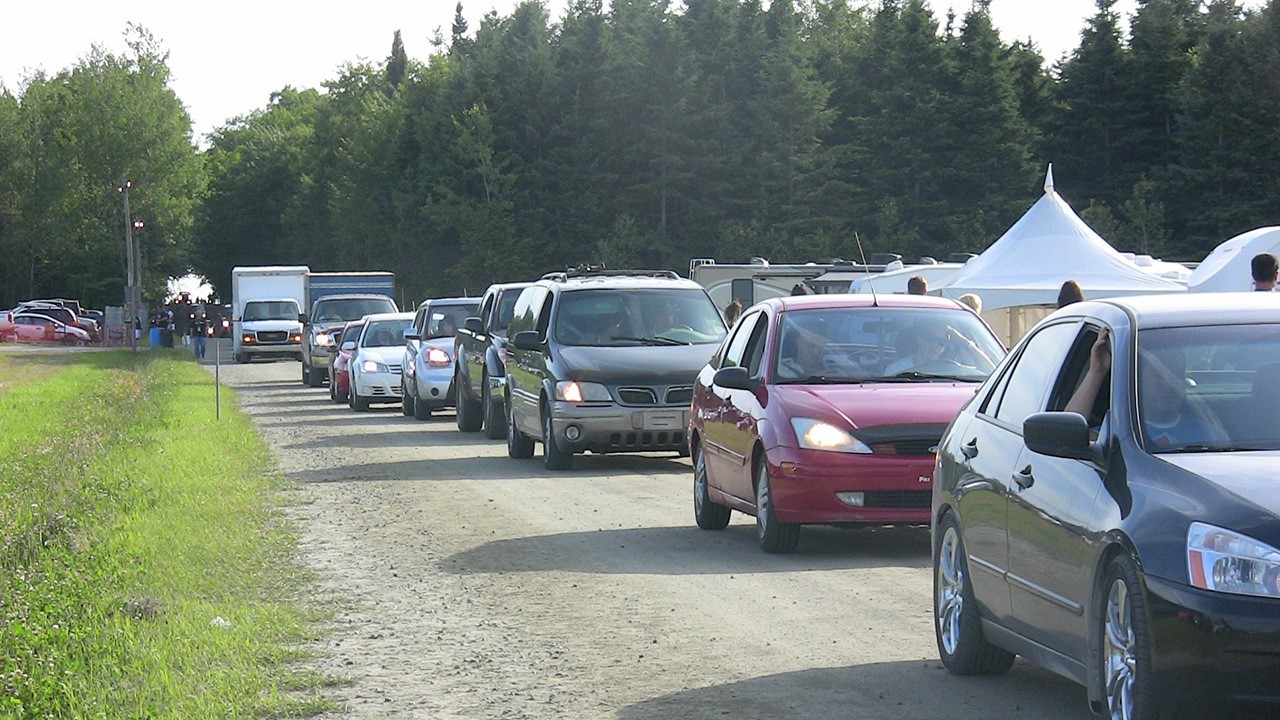 Les festivaliers devaient arriver sur le site mercredi à compter de 8 h.