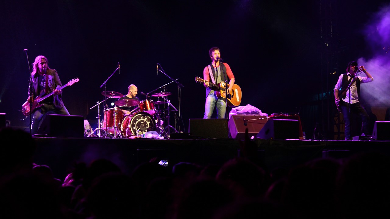 Une foule nombreuse a accueilli le groupe Kaïn.