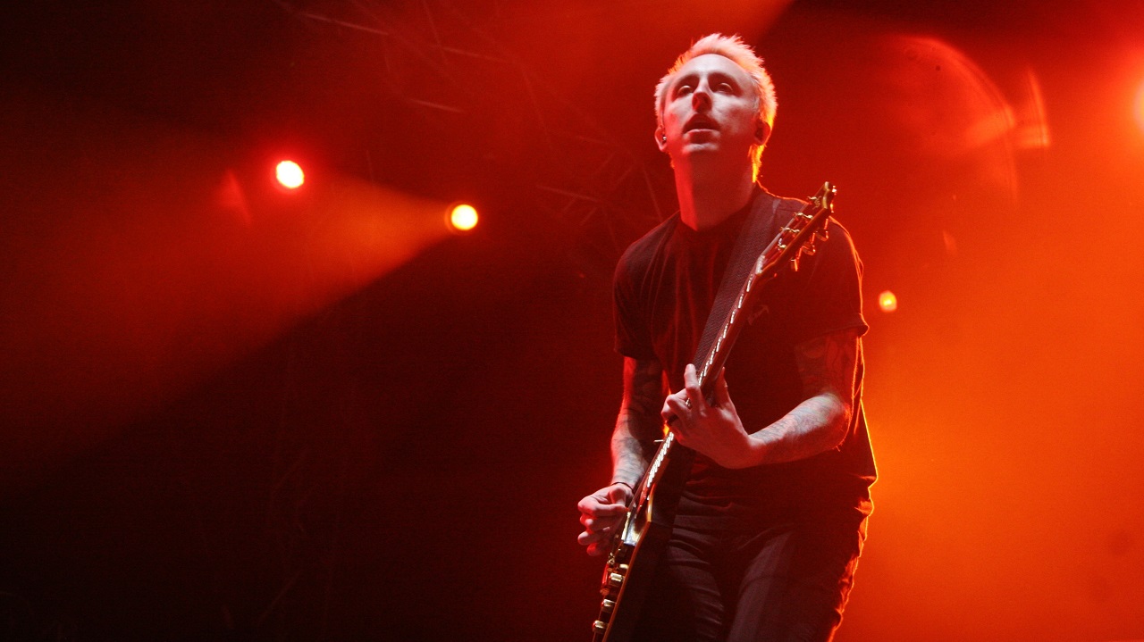Le chanteur du groupe Yellowcard