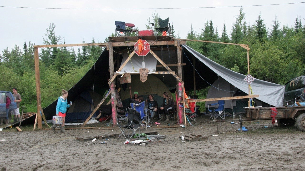 Un campement impressionnant