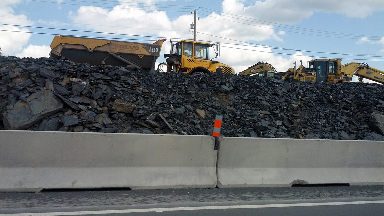 Les travaux sur la 173 sont en cours.