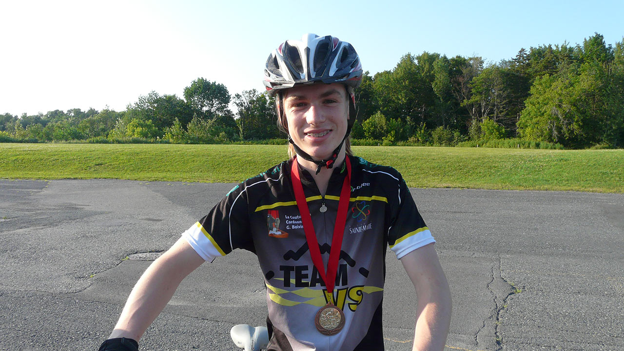 Raphaël Laflamme a terminé avec une médaille de bronze.