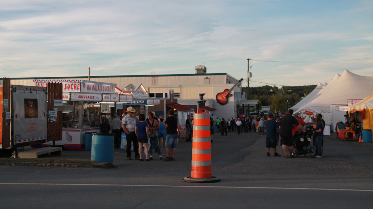 Le site des festivités.