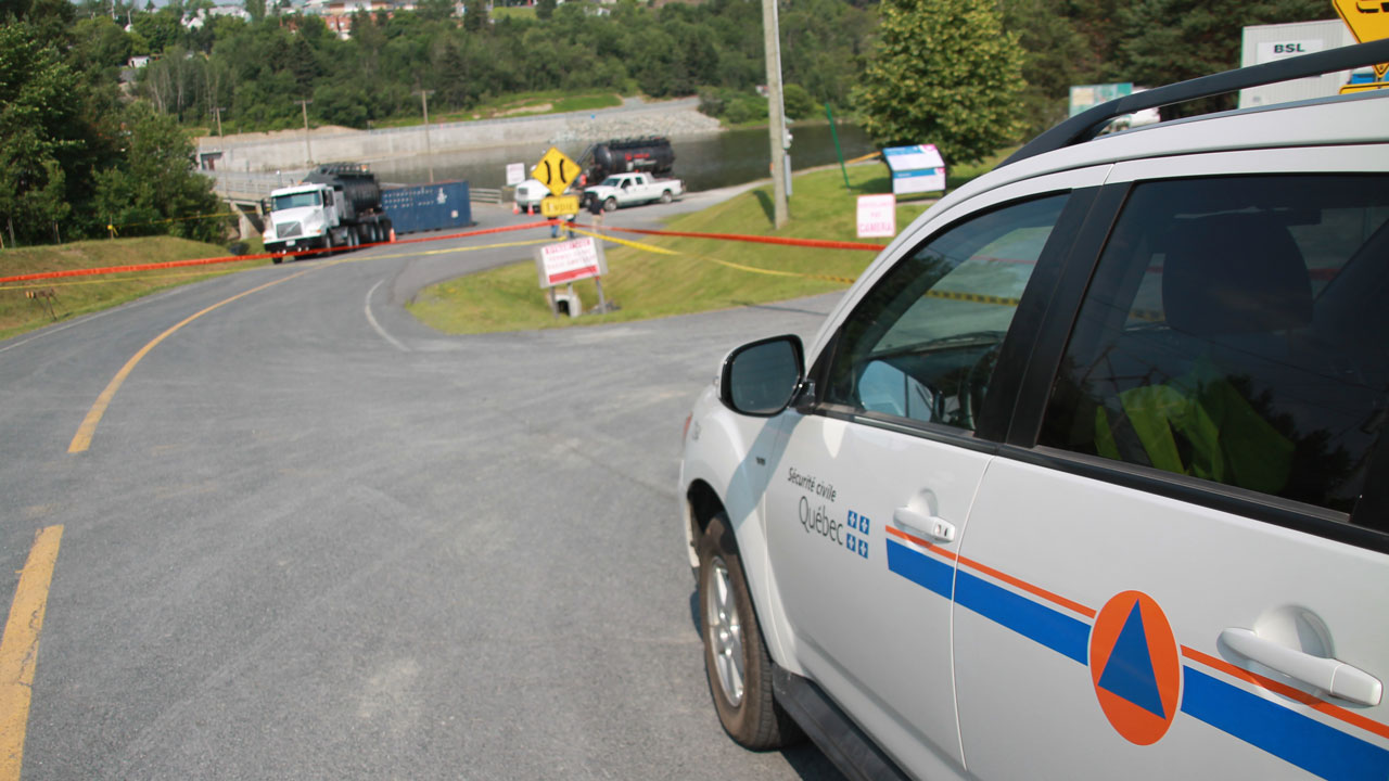 La sécurité civile veille au grain.