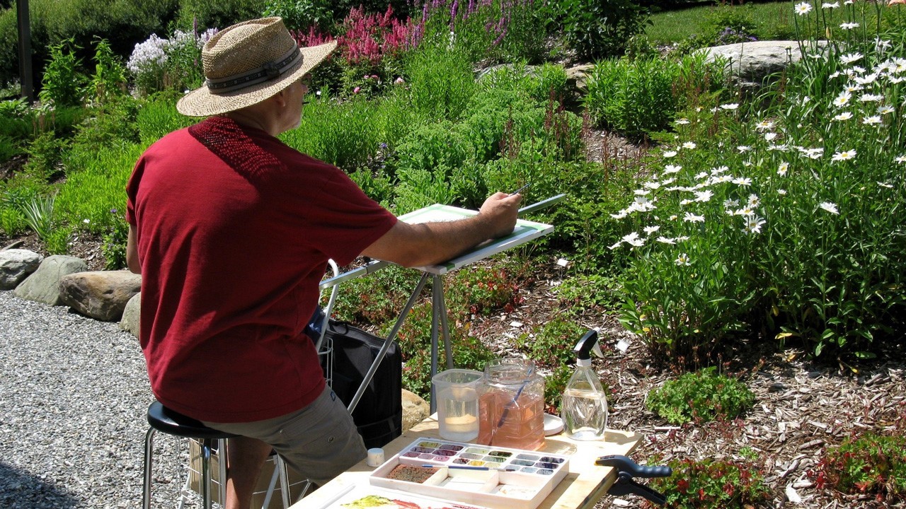 Michel Vachon, aquarelliste, sera parmi les artistes invités