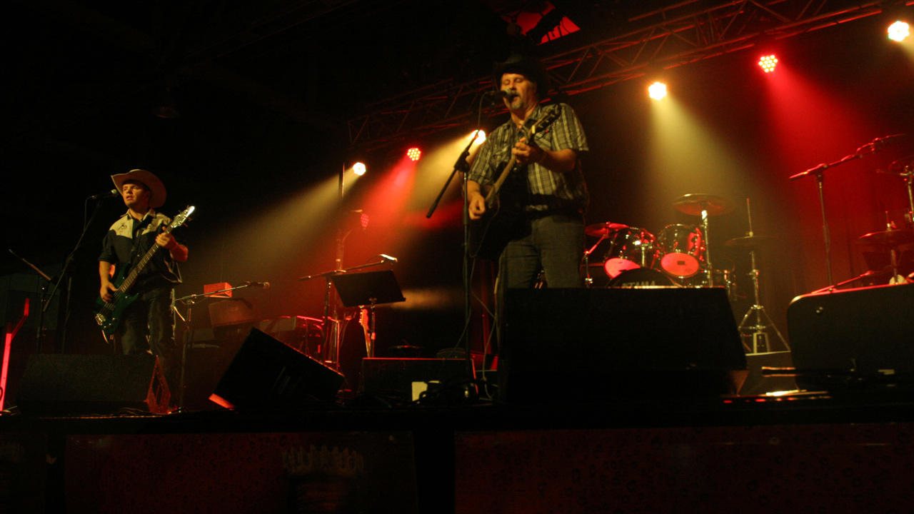 Le public a bien apprécié la musique du groupe Cowboy