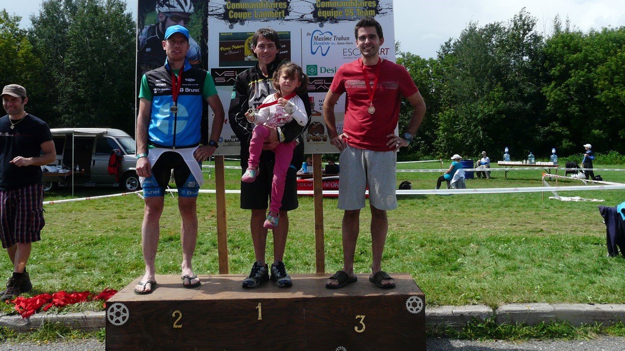 Dominic Paquet a terminé premier catégorie 30-39 ans.