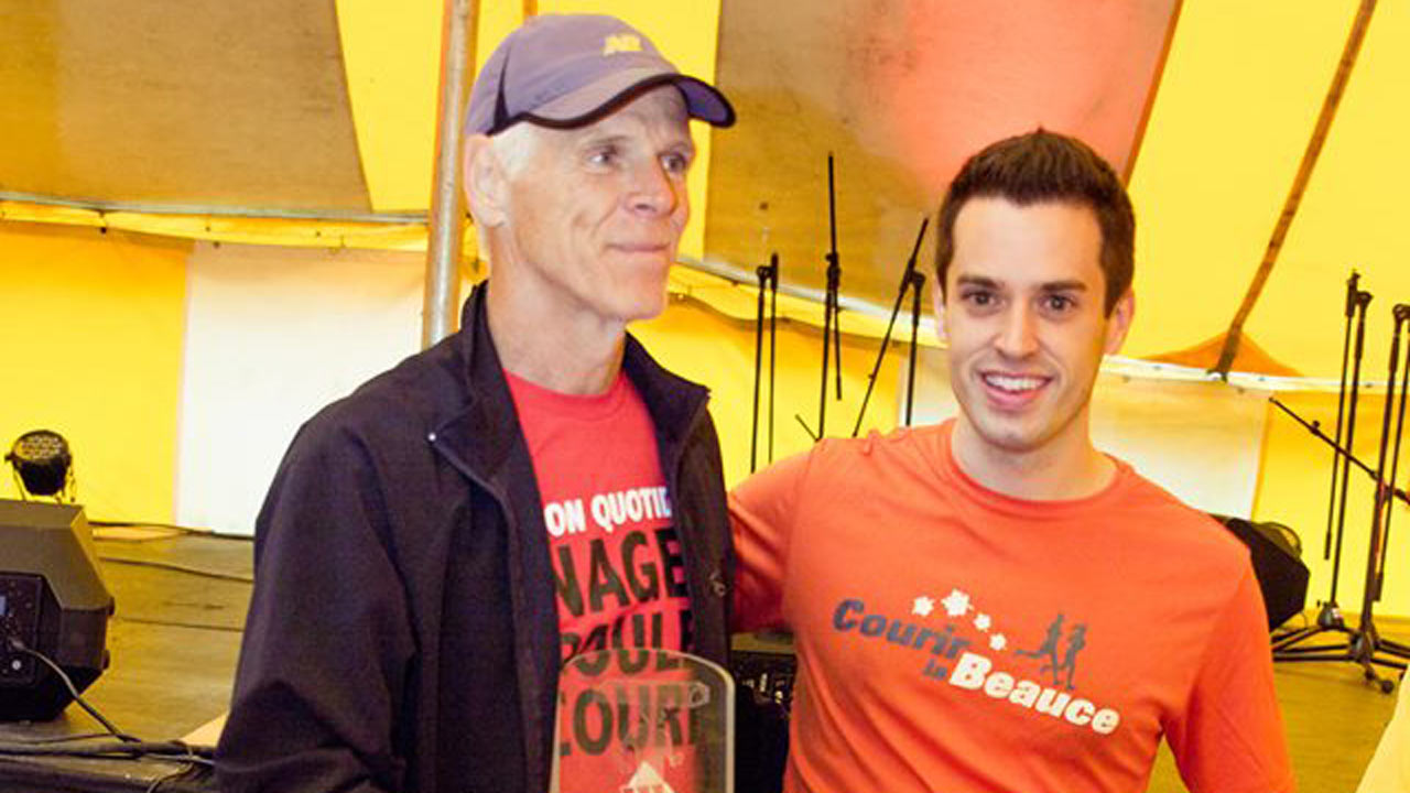 Michel Lavoie en compagnie de David Roy