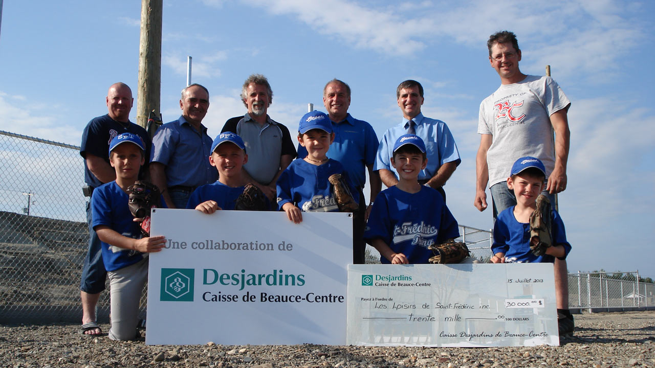 La Caisse Desjardins de Beauce-Centre investit à Saint-Frédéric