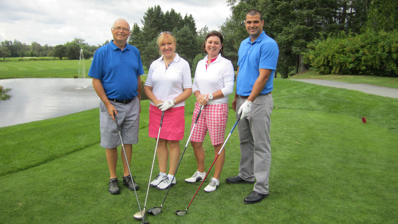 Le foursome d'honneur