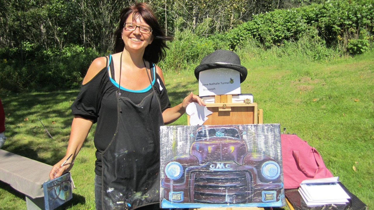 Nathalie Turmel, peintre, de Saint-Joseph