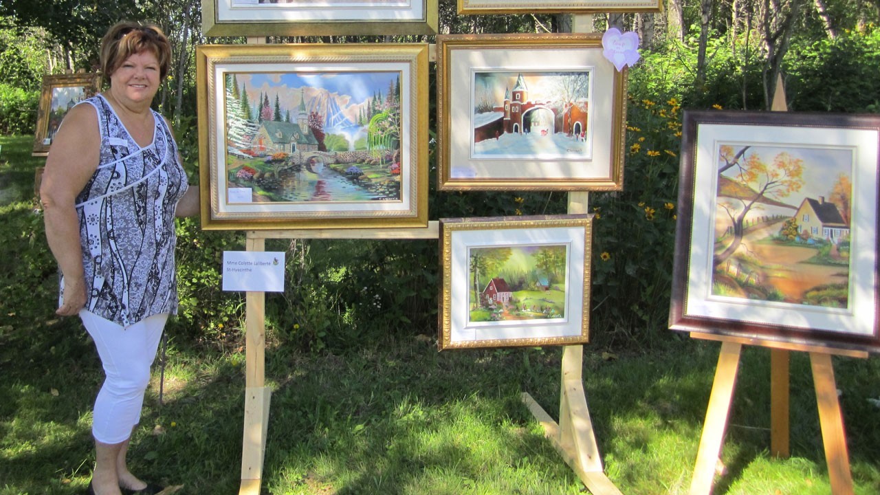 Colette Laliberté, peintre, de Saint-Hyacinthe