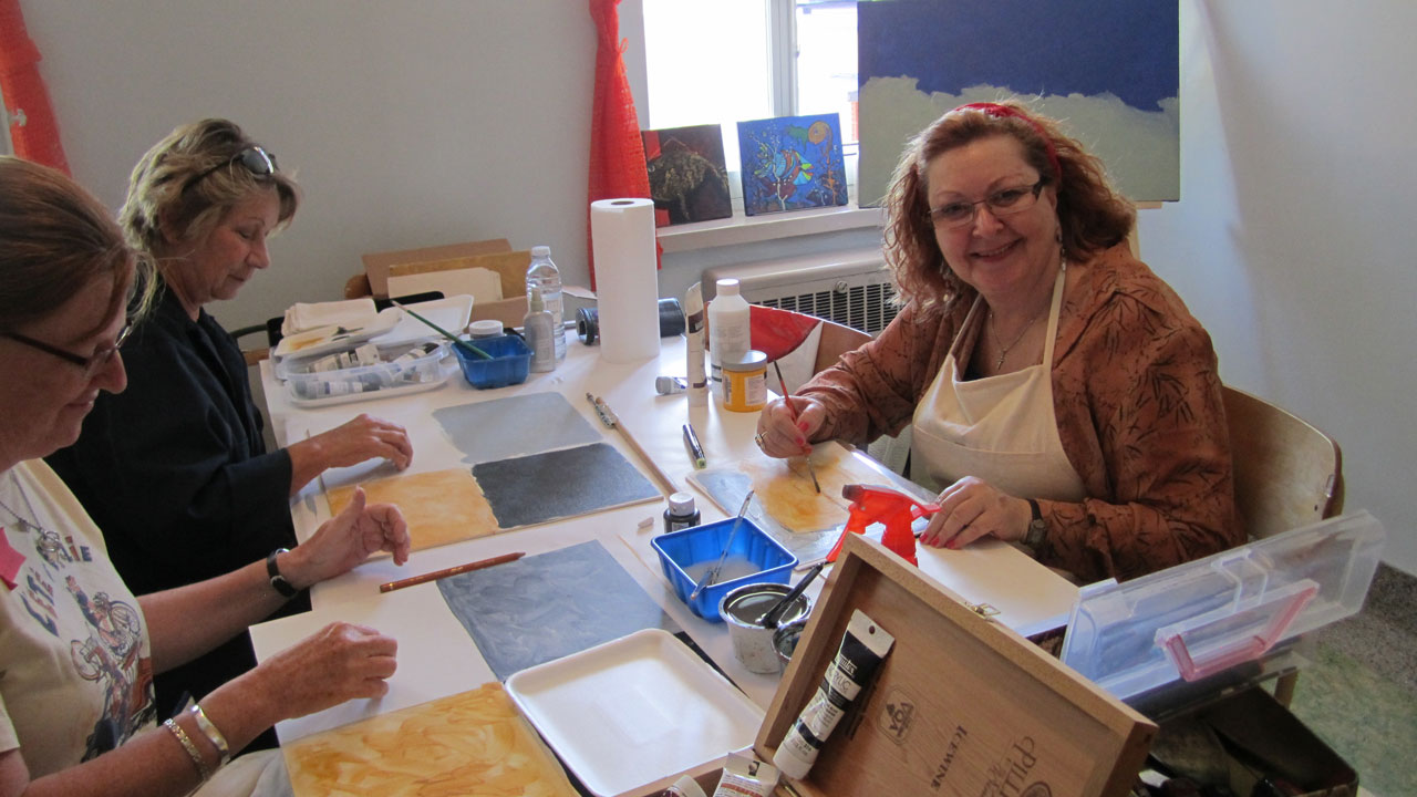Lyse Marsan, atelier technique de couleurs