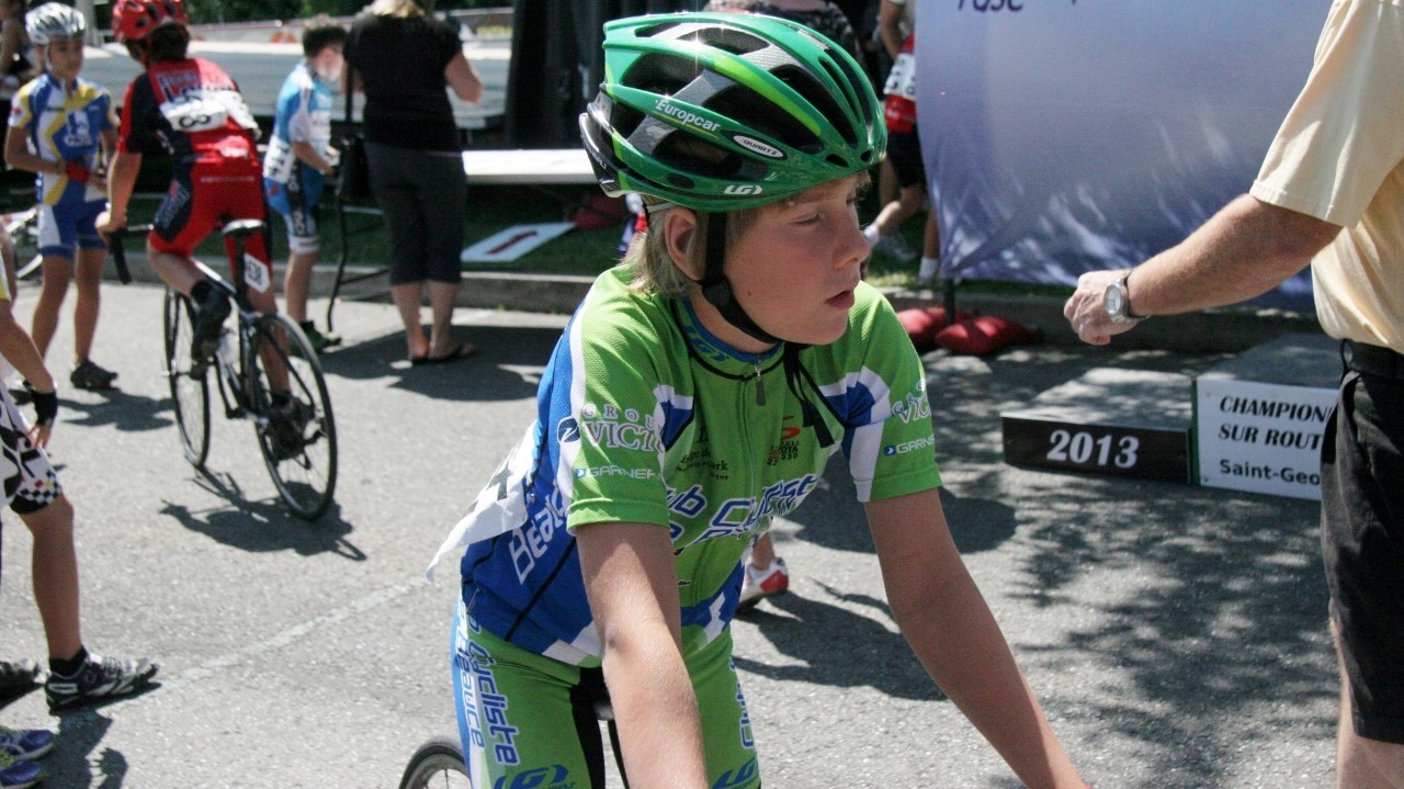 Un membre du Club Cycliste de Beauce